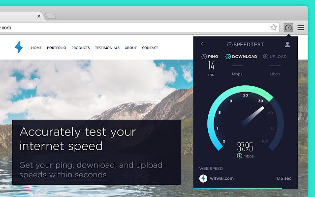  Speedtest for Chrome 
